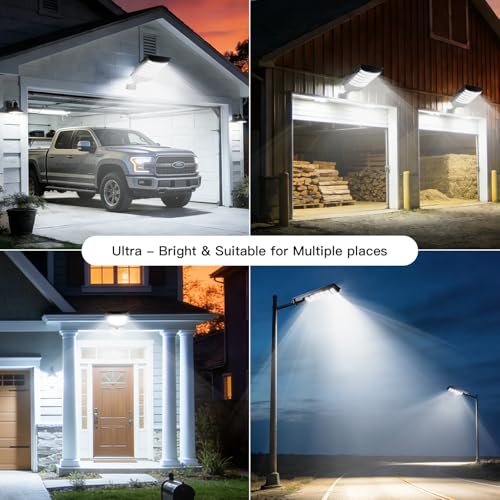 630 LED 1-Pack Solar Street Lights, 10000mAH with Motion Sensor - size: 630LED