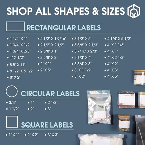 4.25" X 5.5" Matte White Printable Shipping Labels | (100 Sheets, 400 Stickers) Large Address and Mailing Labels for Laser & Inkjet Printers - Spartan Industrial Template R023 - style: 400 Labels