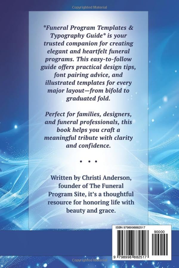 Funeral Program Templates & Typography Guide: Your Complete Companion for Thoughtful Funeral Program Design