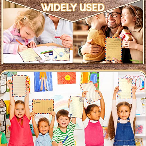 TaoBary 160 Pcs Vintage Airmail Stationery Paper and Envelopes Set - size: 5.5 x 8.25 Inch, style: Vintage Airmail