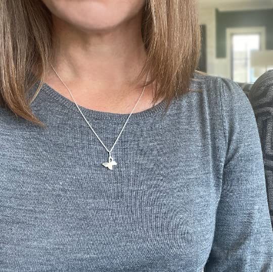EFYTAL Sympathy Gifts for Loss of Loved One, 925 Sterling Silver Butterfly Memorial Necklace for Women, Bereavement Gift Ideas, Grief Miscarriage Gifts for Mothers