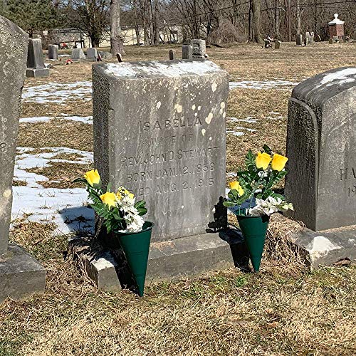Novelty In Loving Memory Cemetery Vase, 2-Pack - size: Large Plastic