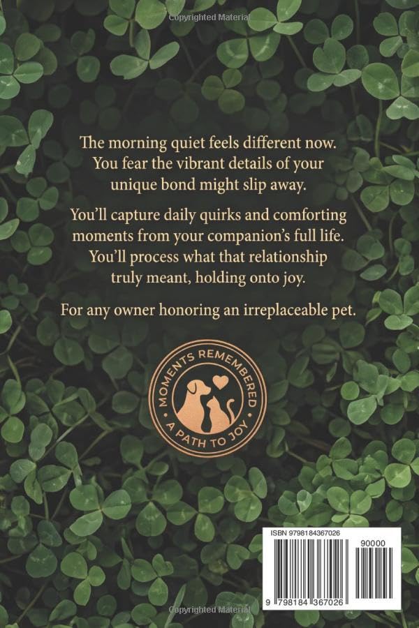 Paws in Time: A Guided Journal to Remember the Pet Who Changed Your Life