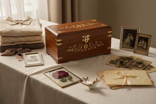 How to Create a Comforting Memory Box Using Clothing, Letters, and Everyday Treasures