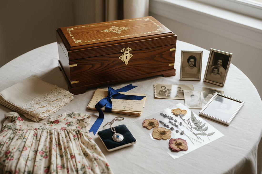 How to Create a Comforting Memory Box Using Clothing, Letters, and Everyday Treasures