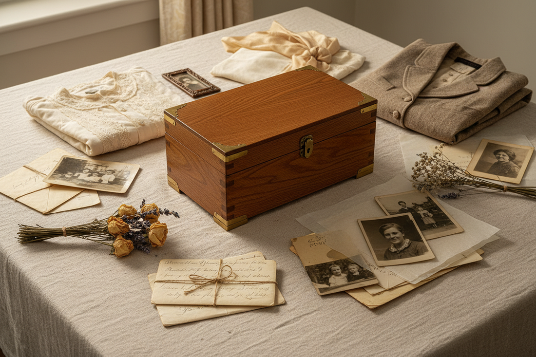 How to Create a Memory Box Using a Loved One's Letters and Clothing That Brings Comfort for Years