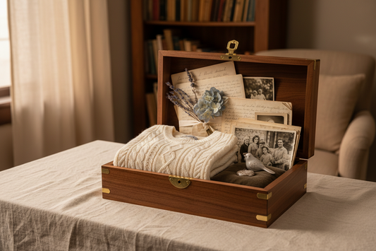 How to Create a Memory Box with a Loved One's Clothing That Brings Comfort for Years