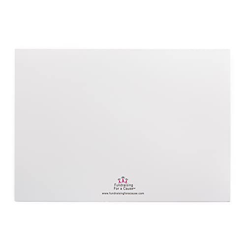 Fundraising For A Cause 12 Pink Ribbon Note Cards - Breast Cancer Thank You Cards with Envelopes
