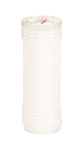 Root Candles Prayer Candles Clear Plastic 5-7-Day Prayer Candle, 12-Count - color: Memorial, size: 12-Count