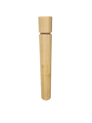 Mainely Urns Natural Bamboo Scattering Tubes for Human or Pet Ashes (2-Pack) with Paper Funnel - Eco-Friendly 100 Percent Bamboo Biodegradable Design with Pull Top and Secure Fit for Spreading Ashes