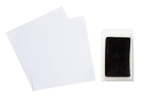 Kate & Milo Pawtners in Crime Baby and Pet Print Photo Frame | Baby Handprint or Footprint and Pet Pawprint Kit, Holds 4" x 6" Photo, Sawtooth Wall Display, Pet and Baby Keepsake - style: Pawtners in Crime Prints