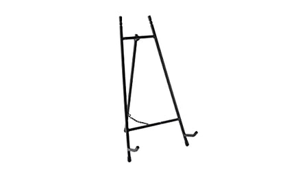 Red Co. 13” Tall Modern Metal Tripod Plate Stand and Art Holder Easel, Black - color: Black, size: Height - 13"