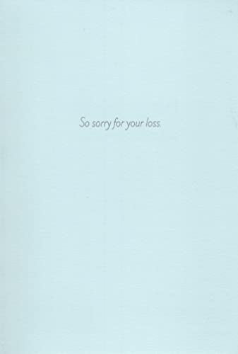 Heartline Sympathy Card for Loss of a Friend, Family Member, etc. - Hoping That You're Comforted By Memories, the Caring of Others, and the Healing Power of Time. So Sorry for Your Loss
