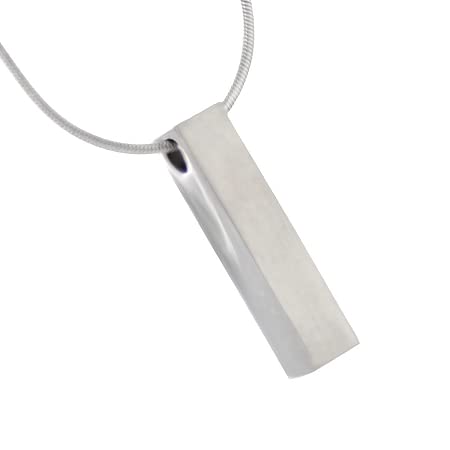 Pillar with Eight Gemstones Cremation Jewelry, Stainless Steel, Urn for Ashes - color: Eight Gemstones
