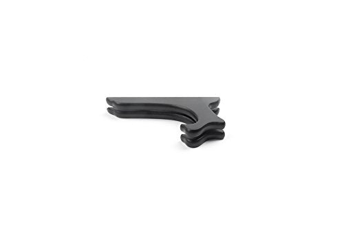 Fox Run Black Plate Stand, 6-Inch, Wood - color: Black, size: 6-Inch