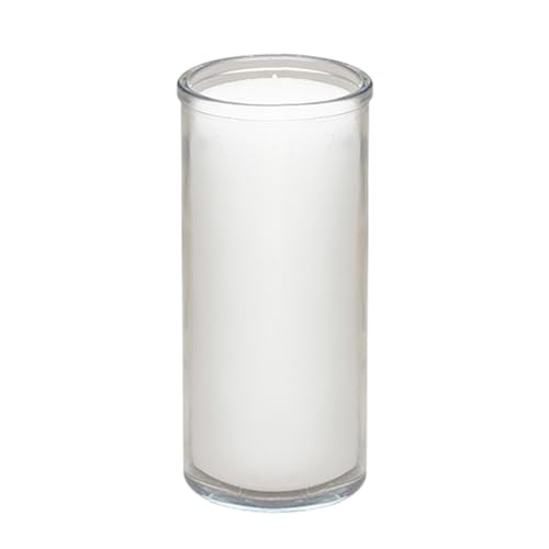 Root Candles Prayer Candles Clear Glass 5-7-Day Prayer Candle, 12-Count - color: Clear, size: 12-Count