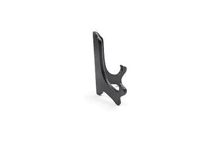 Fox Run Black Plate Stand, 6-Inch, Wood - color: Black, size: 6-Inch