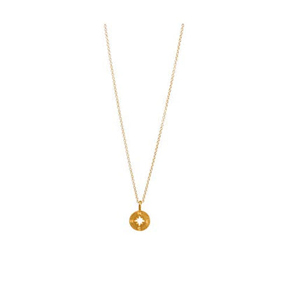 Baydurcan Friendship Anchor Butterfly Good Luck Elephant Necklace for Women - style: Compass