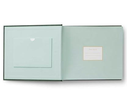 RIFLE PAPER CO. Wildwood Embroidered Heirloom Photo Album w/Photo Window | 8.88" L x 10" W x 2" H, 50 Pages, Fits 2 4 x 6 Photos per Page in Photo Sleeves (Holds 200), Floral-Embroidered Cloth Cover