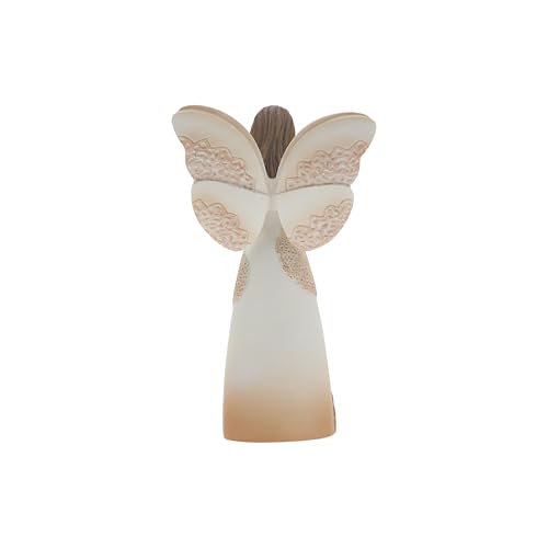 Pavilion Gift Company 19135 Light Your Way Memorial Beloved Mother Angel Figurine, 5-1/2", Brown