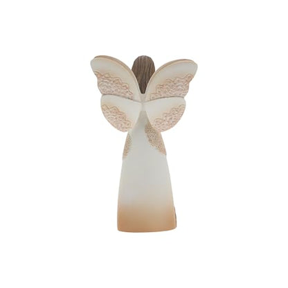 Pavilion Gift Company 19135 Light Your Way Memorial Beloved Mother Angel Figurine, 5-1/2", Brown