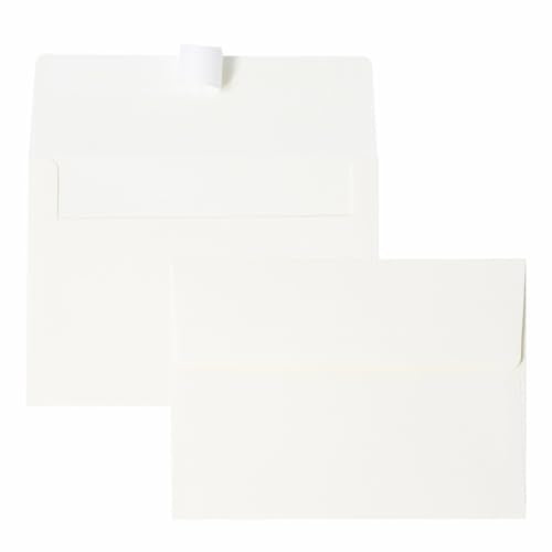A2 Cream White Envelopes 4x5.5 80 Pack, Self Seal for Elegant Bridal RSVP - color: Cream White, size: 80 Pack A2 (4.33x5.75in) Envelopes