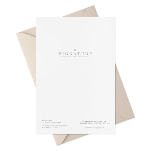 Hallmark Signature Sympathy Card (Forever Remembered) - color: White