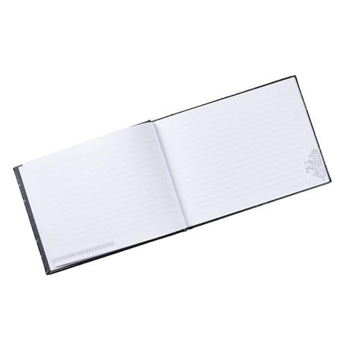 Christian Art Gifts in Loving Memory Guest Book - Grey Padded Faux Leather w/Debossed Cover Design - Condolence Book, Funeral Guest Book, Memorial Sign-in Book for Funerals & Memorial Services