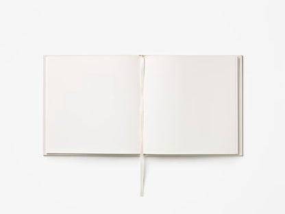 PrintWorks Guest Book, White & Anthracite - 100-Page Wedding Keepsake Album - color: White/Anthracite