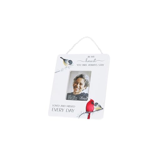 Pavilion Gift Company - Every Day - 3.5" Ceramic Picture Photo Frame Grief Memorial Remembrance Loss Bereavement Home Desk Decor