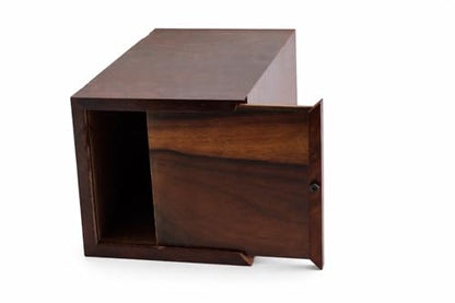 Urn for Ashes – Parrot & Tree Engraved Memorial Urn Box, Decorative Cremation Urn, Premium Wood Display[Available urn Box in 5 Different Sizes] ((Full Size 14X7.5 600 Cubic INCHES))
