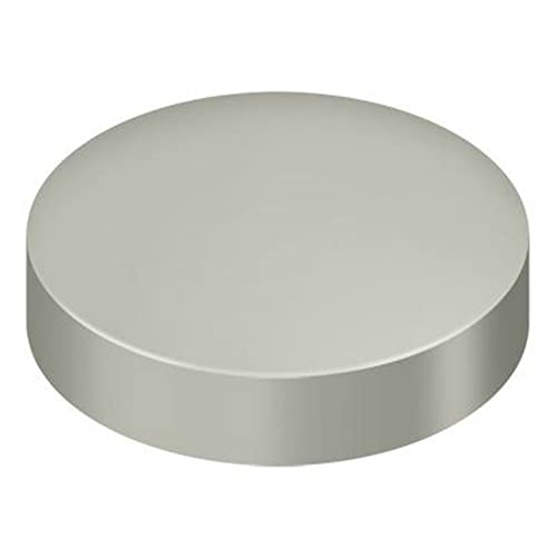 Deltana Scf100u15 Flat Round Screw Cover Clavo, Satin Nickel - color: Satin Nickel