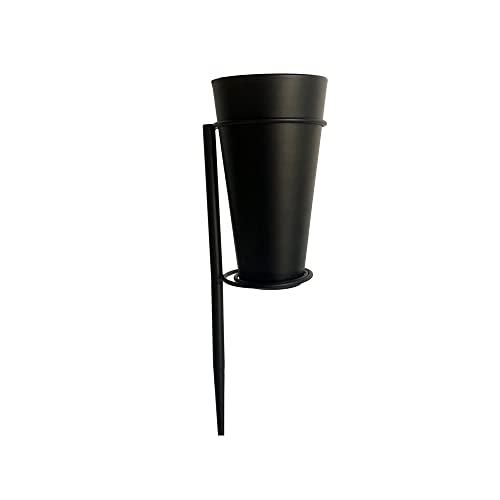Metal Grave Vase, Flower Holder in the Ground, Cemetery Vase, Grave Decoration, with Flower Foam - style: antique;graveyard;grave