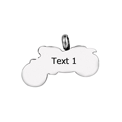 Motorcycle Cremation Jewelry Ashes Pendant Urn Necklace Memorial Keepsake - style: Necklace-motorcycle2-Customized