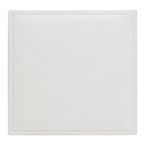 Photo Album Hold 200 4x6 Photos with Front Window for DIY (Cream) - color: Cream