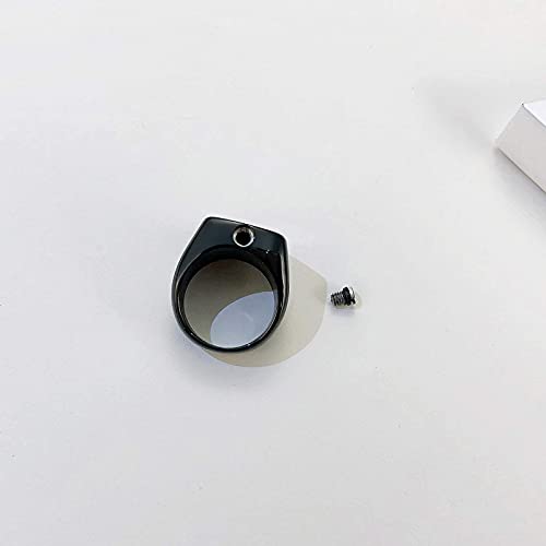 Tree of Life Cremation Urn Men Rings,Hold Loved Ones Ashes for Funeral Keepsake,Memorial Jewelry,with Tool (7)