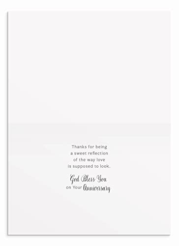 DaySpring - Anniversary Butterflies - 4 Floral Butterfly Designs Assortment with Scripture - 12 Anniversary Boxed Cards & Envelopes (U0063)