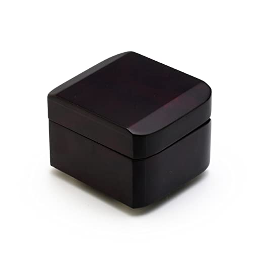 Hi Gloss Modern Petite 18 Note Music Box with Cut Edges - Many Songs to Choose - Funiculi Funicula - size: 128. Funiculi Funicula