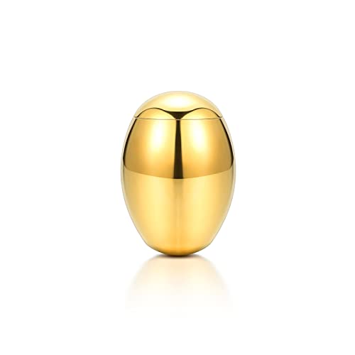 Zysta Cremation Jewelry Urn Necklace for Ashes Teardrop Butterfly Urn Memorial Locket Pendant Necklace Hollow Flower Jar Keepsake Cremation Jewelry for Women - color: Golden