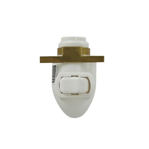 BOXCASA Night Lamp Base 360 Plug in Night Light Module Includes 2 Bulbs | Warm Yellow 360 Night Light Module DIY Stained Glass Metal Clip 2 Pin Plug White Making Your Own Decorative Night Lights - color: White