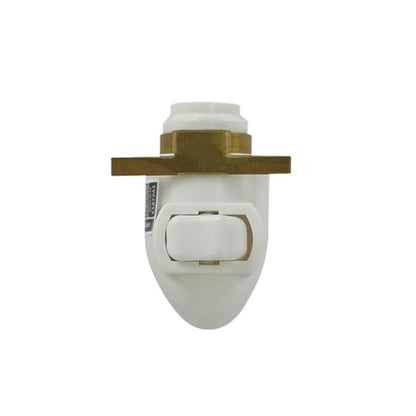 BOXCASA Night Lamp Base 360 Plug in Night Light Module Includes 2 Bulbs | Warm Yellow 360 Night Light Module DIY Stained Glass Metal Clip 2 Pin Plug White Making Your Own Decorative Night Lights - color: White