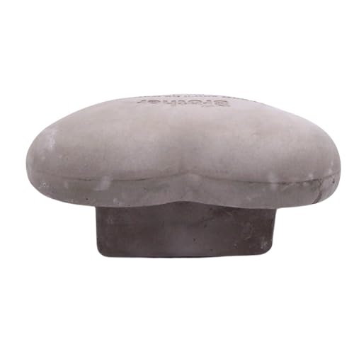Wowser Heart Shaped Brother Memorial Stone, Sympathy Gift, Remembrance Garden Accent, 6 Inches