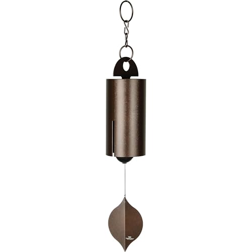 Woodstock Wind Chimes Heroic Windbell Wind Chimes for Outside, 40" Copper Large Windchime for Outdoor Garden, Patio, Porch Wind Bell, Deep Tone Sound - color: Antique Copper, size: Large