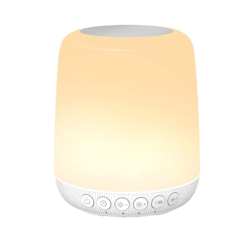 Night Light LED Touch Night Dimmable with 20 Levels of Brightness 4 Timers Rechargeable Battery for Bedroom Baby Nursery Living Room Home for Kids and Adult Breastfeeding Sleep Aid White