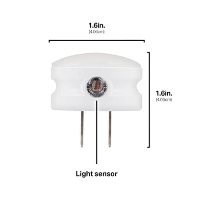 Lights By Night Night Lights Plug into Wall, 2-Pack, LED Plug in Nightlight | Warm White, Dusk to Dawn Sensor, Adults, Kids Room, Bedroom, Bathroom, Nursery, Hallway, Kitchen, 43950 - size: 2 Pack