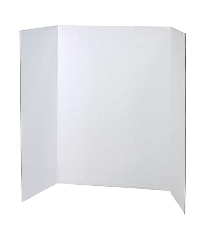 Pacon Presentation Boards, Single Wall, White, 48" x 36", 12 Count | Great for arts, crafts, displays, presentations and classroom projects - size: 48" x 36", Pack of 12