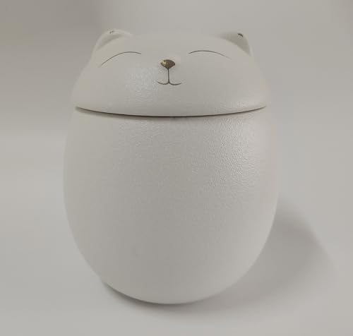 Pet Urns Ashes Prepared for Dogs, Funerary urns for Pets，Ceramic pet Souvenir Urns, Beige,Photo Box pet Crematorium，Cat Urn Dog Urn - color: Beige, size: 24 cu/in