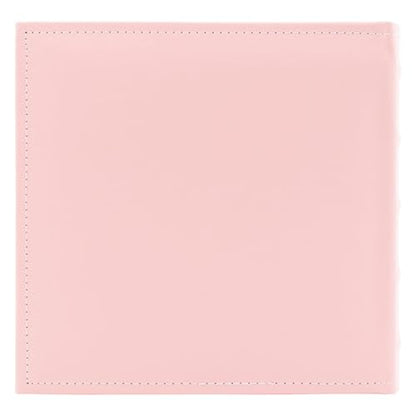 Photo Album Hold 200 4x6 Photos with Front Window for DIY (Pink) - color: Pink
