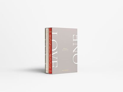 Printworks One Love Wedding Photo Book 2-Pack - 80-Page Albums in Slipcase - color: Red/Cream