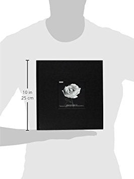 Pioneer Photo Albums DA-200SF/BLK 200 Pocket Sewn Leatherette Frame Cover Photo Album, 4 by 6-Inch, Black - size: 9.5inchesx9.25inchesx2inches